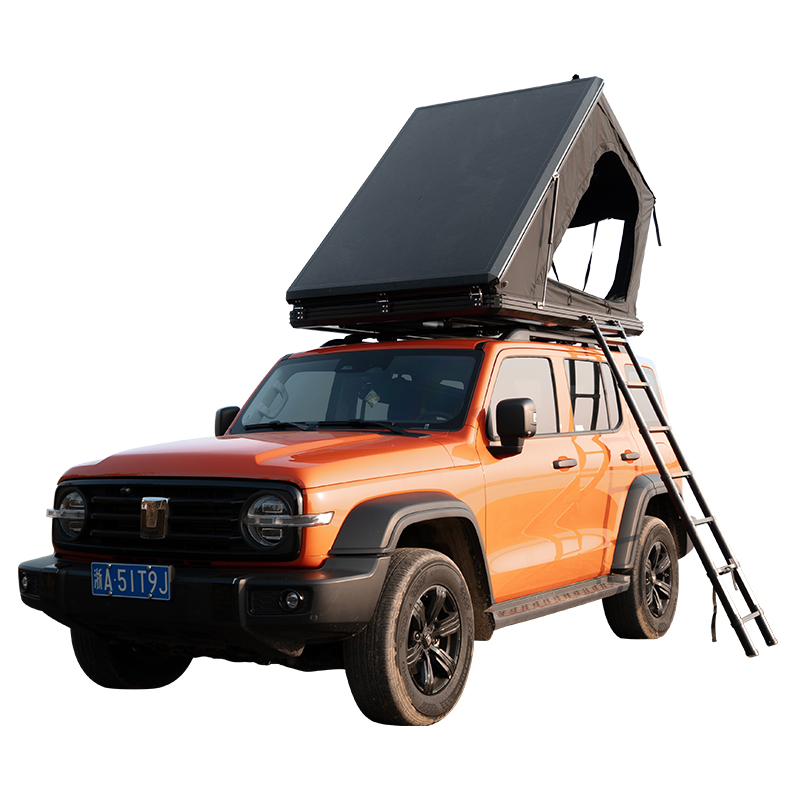 Unistrengh Hard Shell Aluminum Material Triangle Rooftop Tent