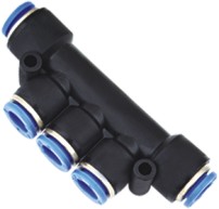 PK-Triple branch union- one touch tube fittings
