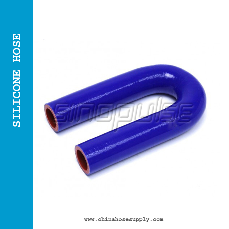 Flexible High Temperature Silicone 180 Degrees Elbow Hose SAE J20 Featured Image