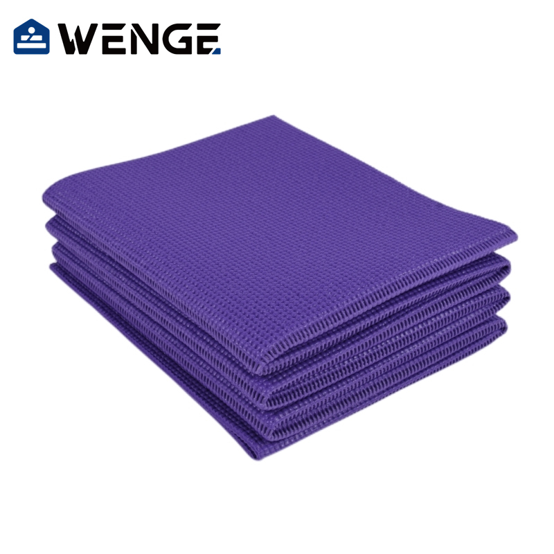 Yuanhua Manufacturer High Quality PVC Yoga Mats Eco Friendly Exercise Packaging Foldable Folding Travel Thin Yoga Mat