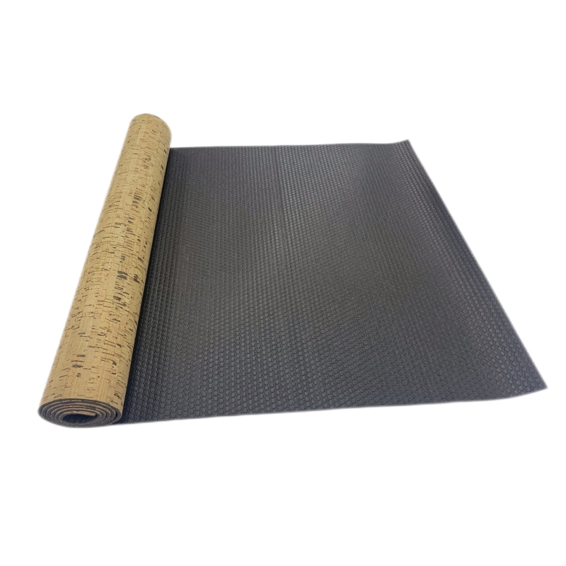OEM Factory Direct Selling High Quality Eco Friendly Anti Slip Cork Rubber Yoga Mats