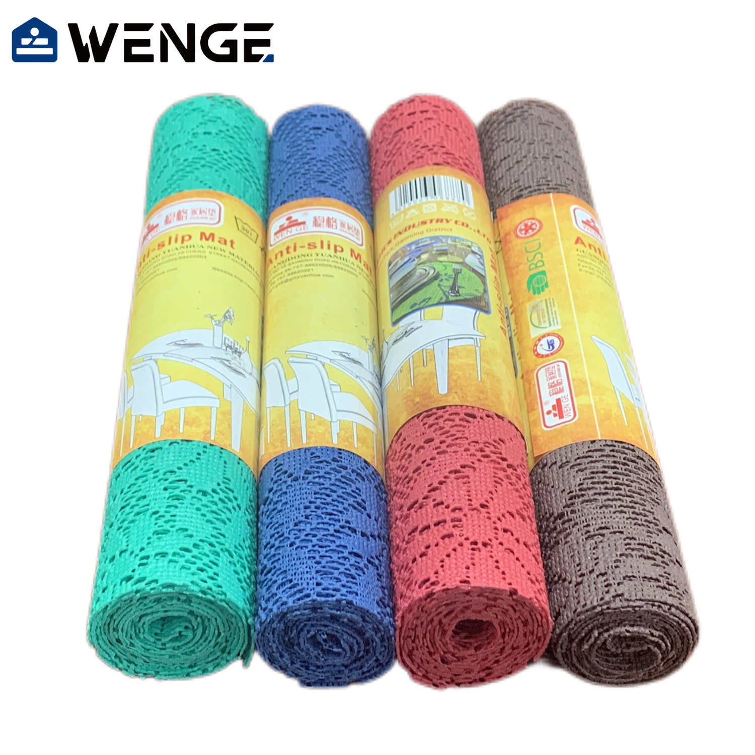 High Quality Reusable Various Color PVC Grip Mat, Shelf Liners for Kitchen Cabinets