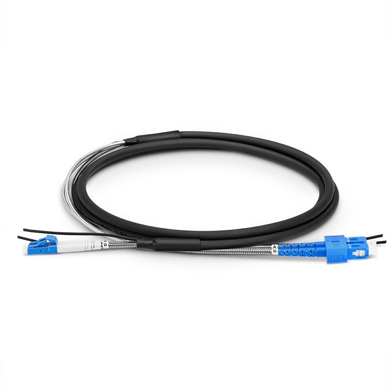 LC/SC Duplex OS2 Single Mode 7.0mm LSZH FTTA Outdoor Fiber Patch Cable for Base Station
