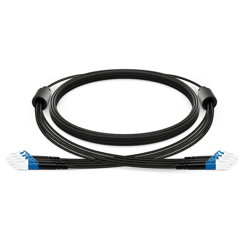 1-24 Fibers OS2 Single Mode LC/SC/ST/FC/LSH/MTP/IP67/ODC/YZC Industrial Armored TPU Fiber Optic Patch Cord