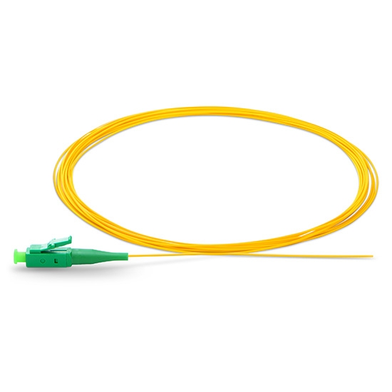Pigtail à fibre optique LC APC Simplex OS2 PVC monomode (OFNR) 0,9 mm