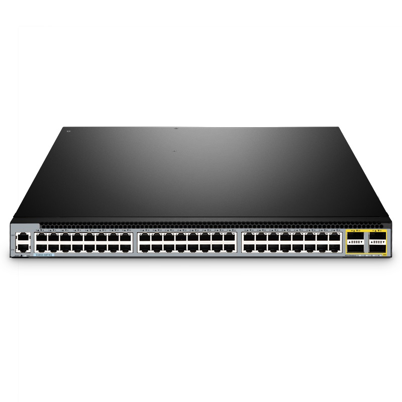 48-Port Ethernet L3 Switch, 48 x 10GBASE-T, with 4 x 40Gb QSFP+, Support MPLS&MLAG