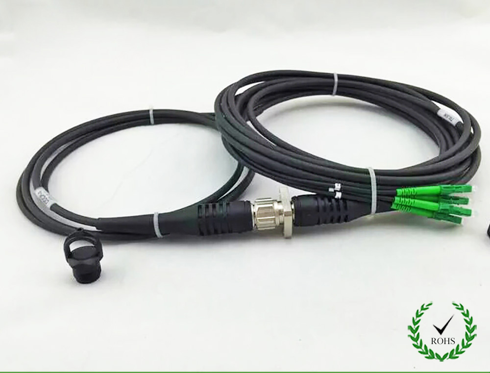 ODC-4-core outdoor waterproof remote optical fiber patchcord