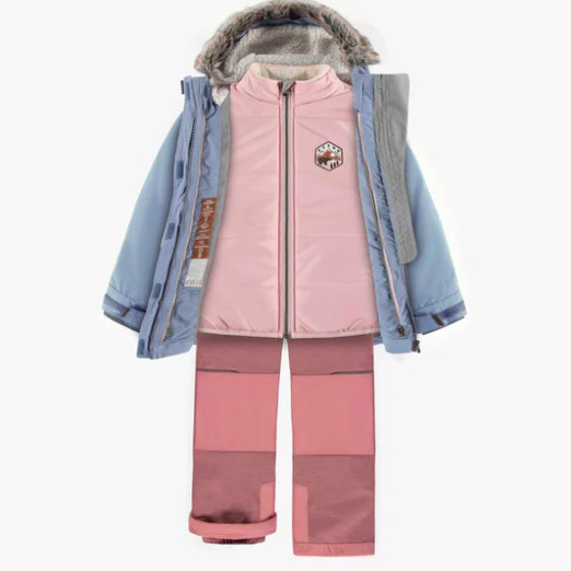 Snowsuit 3 In 1 Blue And Pink, Child