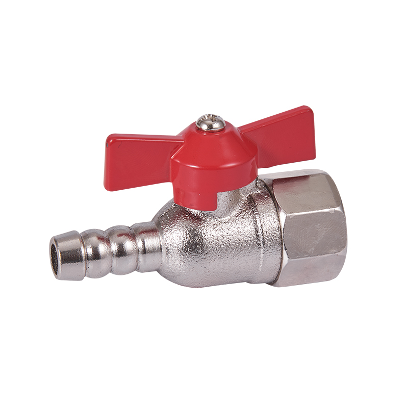 High quality iron gas ball valve with single nozzle female thread YX06-001-3