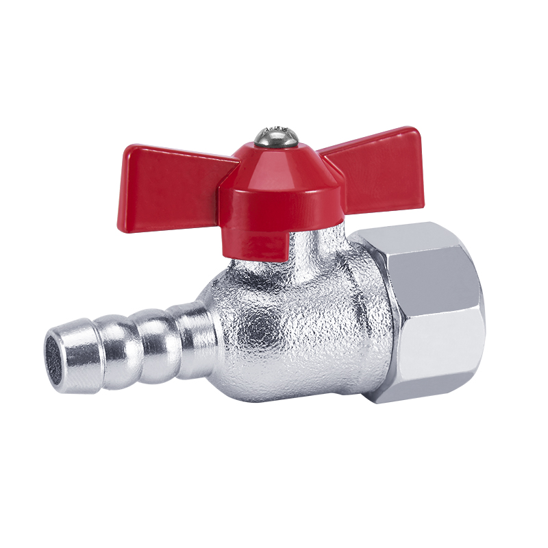 Válvula de bola de gas de hierro de alta calidad con rosca hembra de boquilla única YX06-001-5