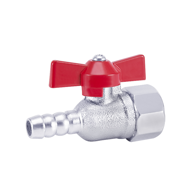 High quality iron gas ball valve with single nozzle female thread YX06-001-2