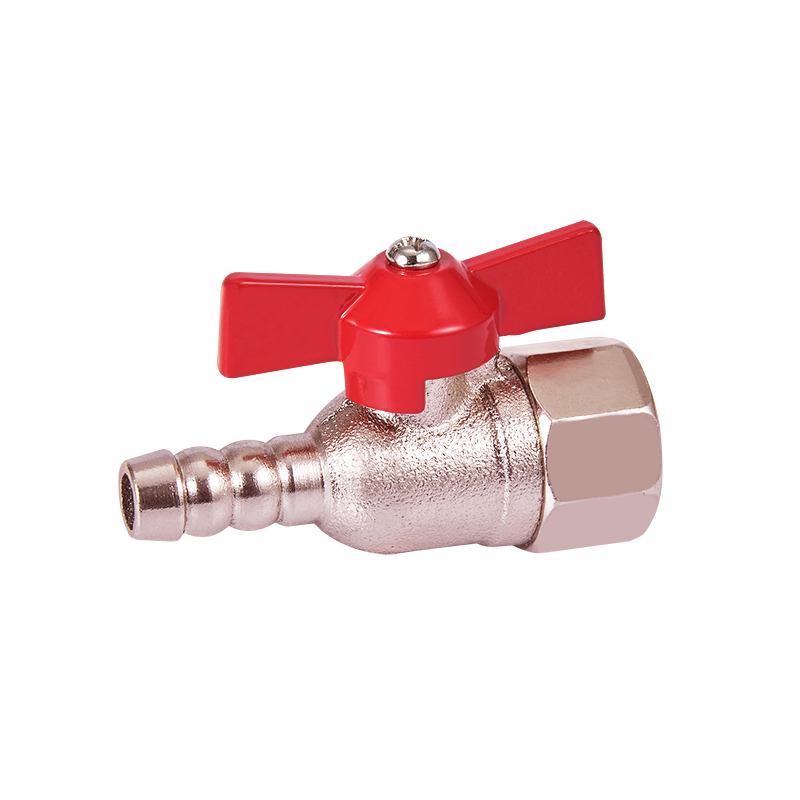 Válvula de bola de gas de hierro de alta calidad con rosca macho de boquilla única YX06-002-3