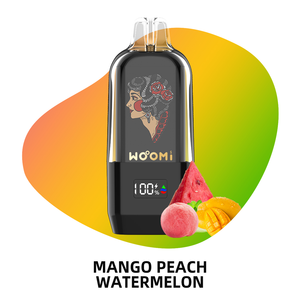 Woomi Disposable Vape Halo 15000 Puffs--Mango Peach Watermelon