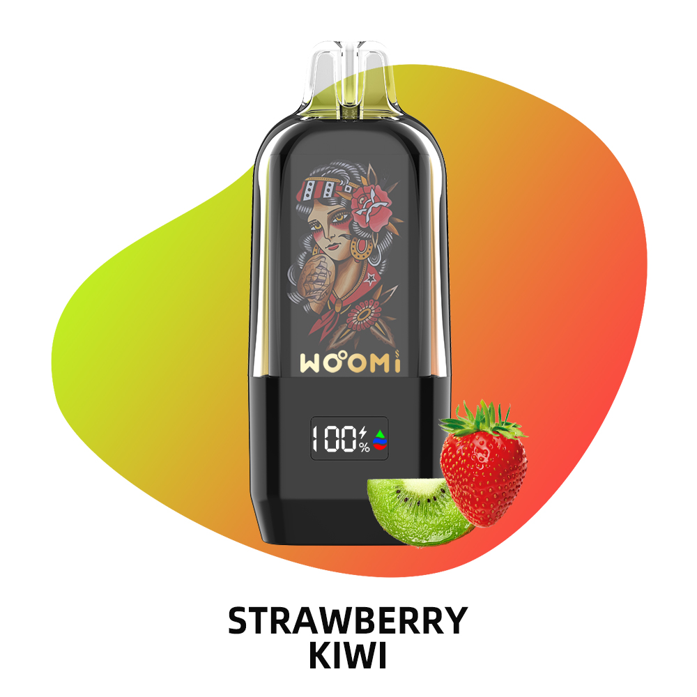 Woomi Disposable Vape Halo 15000 Puffs--Strawberry Kiwi