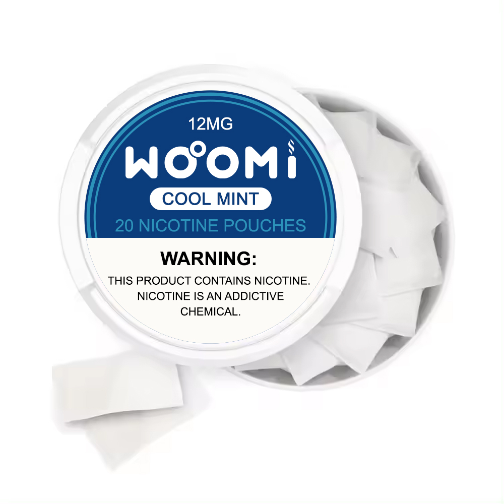 Woomi Tobacco Free Nicotine Pouches--Cool Mint(12mg)