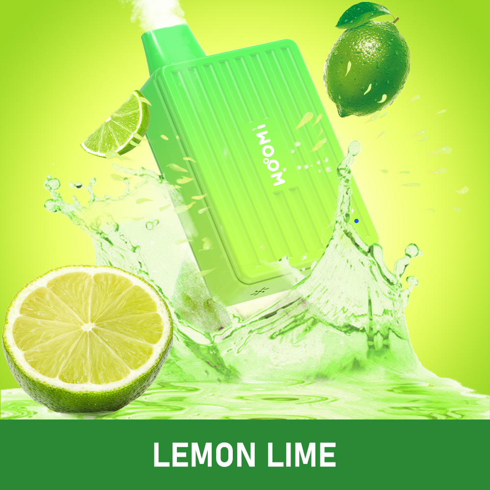 Woomi Jupiter 10000 Puff Disposable Vape -- Lemon Lime
