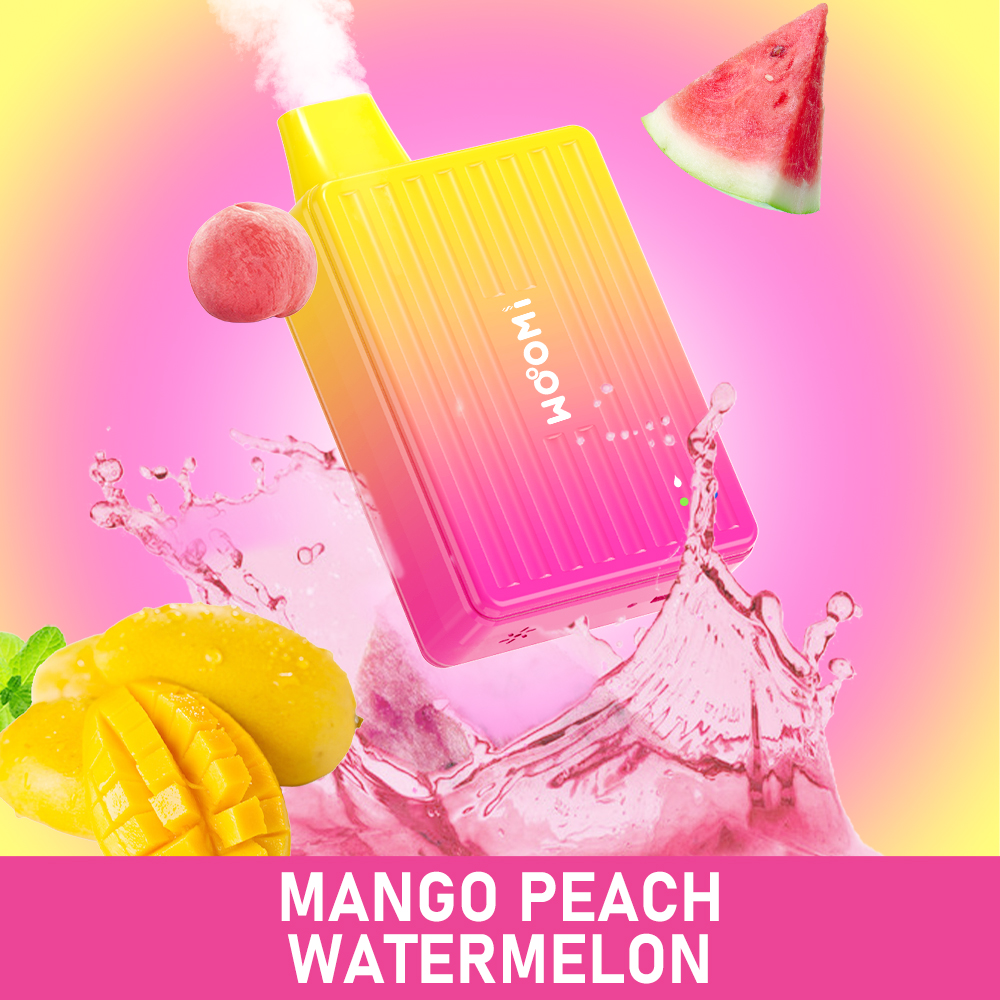 Woomi Jupiter 10000 Puff Disposable Vape -- Mango Peach Watermelon