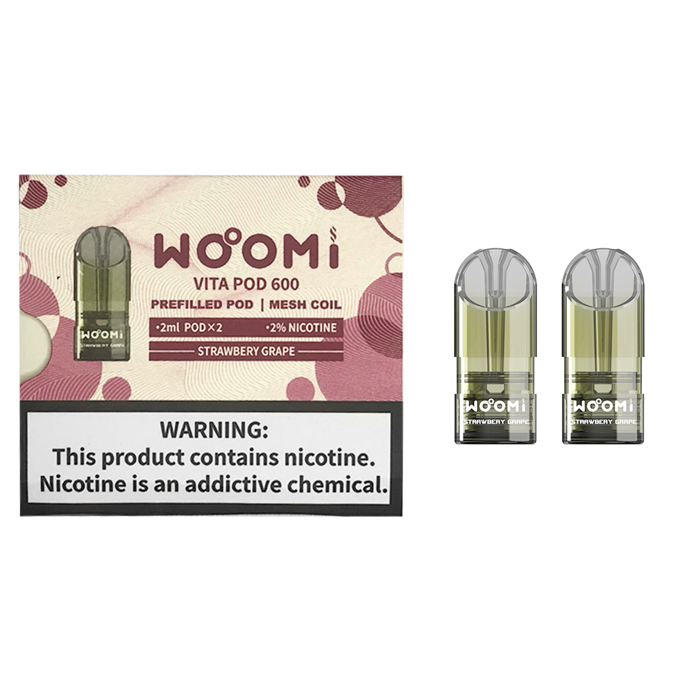 Woomi VITA Replacement Pre-filled Pod-- Strawberry Grape