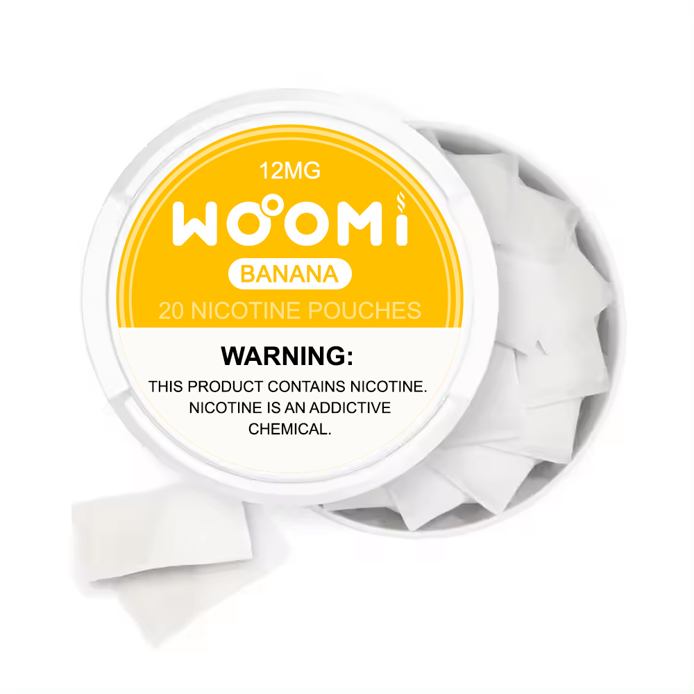Woomi Tobacco Free Nicotine Pouches--Banana(12mg)