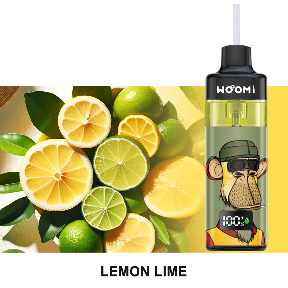 Woomi ECOM 24000 Replacement Refillable Pod Kit -- Lemon Lime