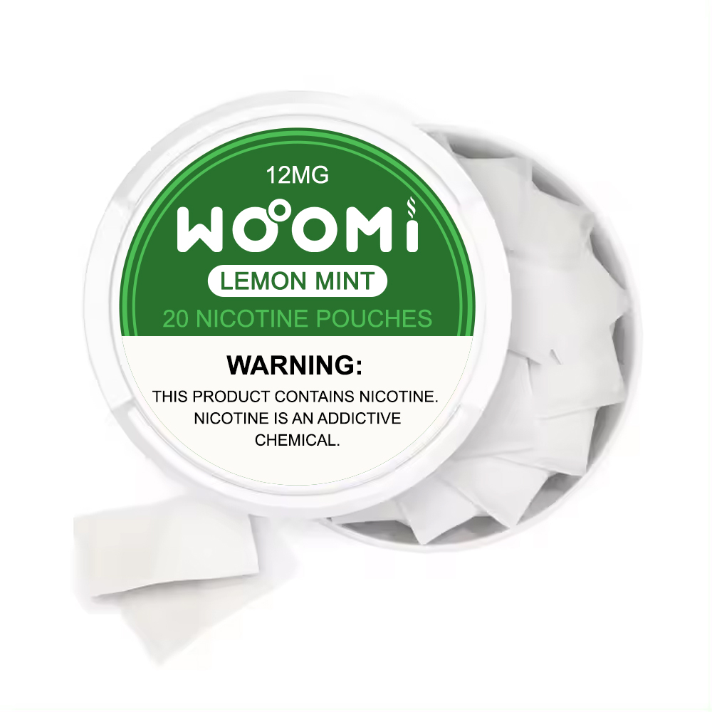 Woomi Tobacco Free Nicotine Pouches-- Lemon Mint(12mg)