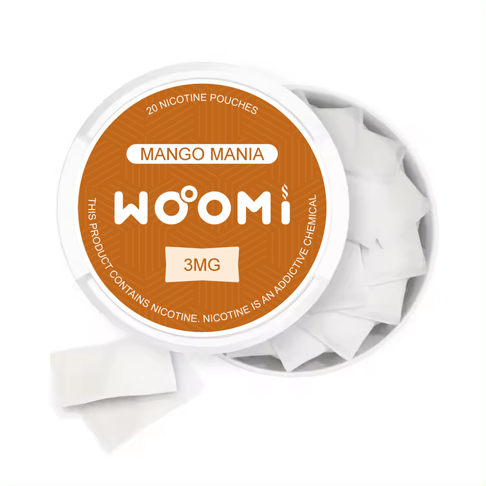 Woomi Tobacco Free Nicotine Pouches-- Mango Mania(3mg)
