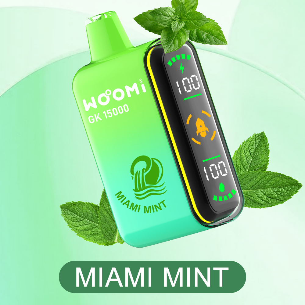 Woomi GK 15000 Puffs Disposable Vapes -- Miami Mint