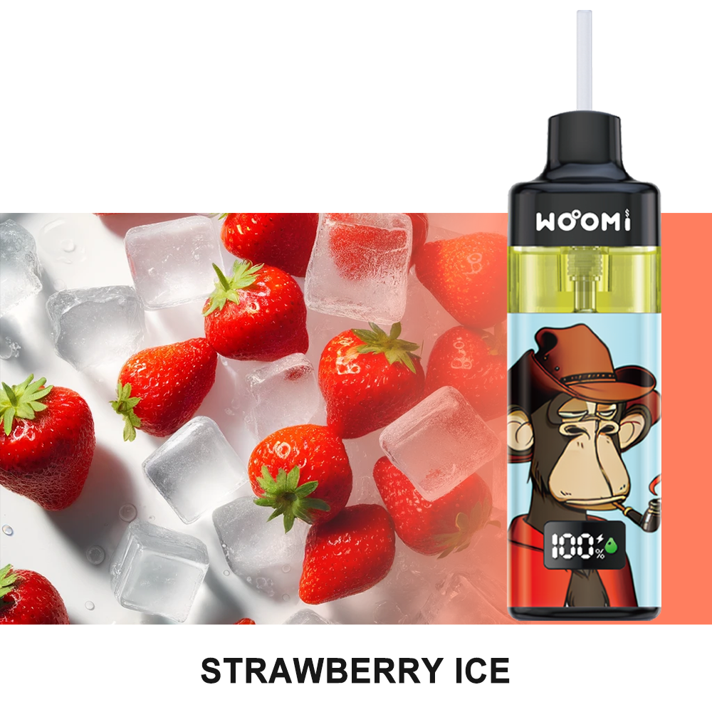 Woomi ECOM 24000 Replacement Refillable Pod Kit -- Strawberry Ice