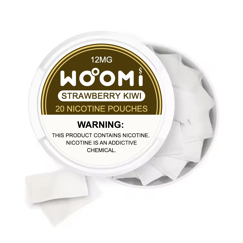 Woomi Tobacco Free Nicotine Pouches-- Strawberry Kiwi(12mg)