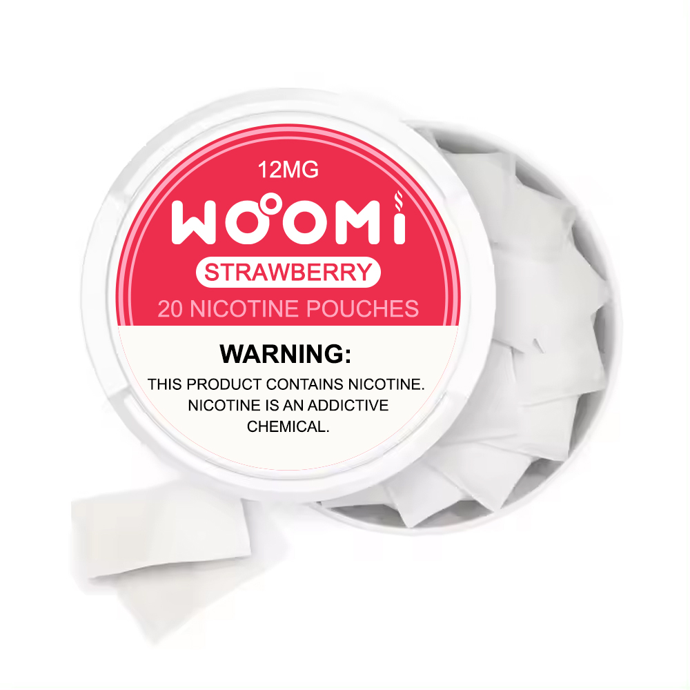 Woomi Tobacco Free Nicotine Pouches-- Strawberry(12mg)