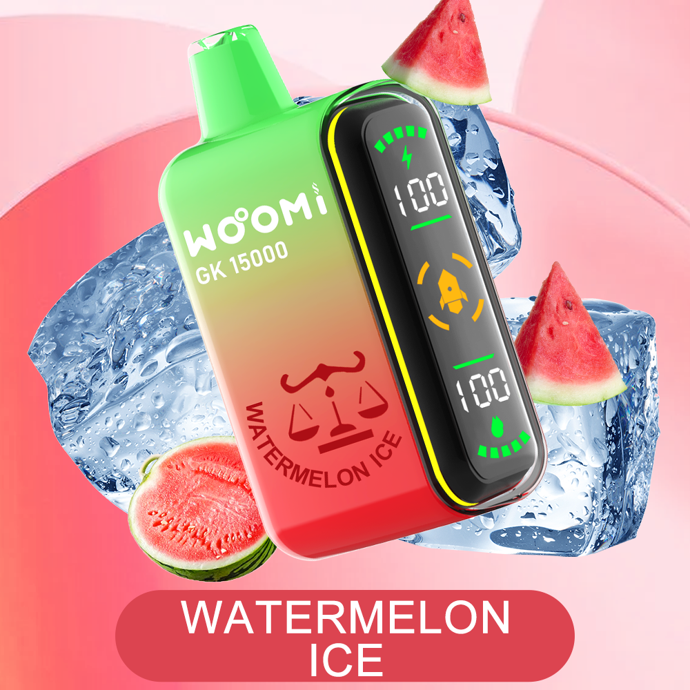 Woomi GK 15000 Puffs Disposable Vapes -- Watermelon Ice