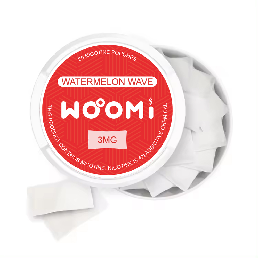 Woomi Tobacco Free Nicotine Pouches-- Watermelon Wave(3mg)