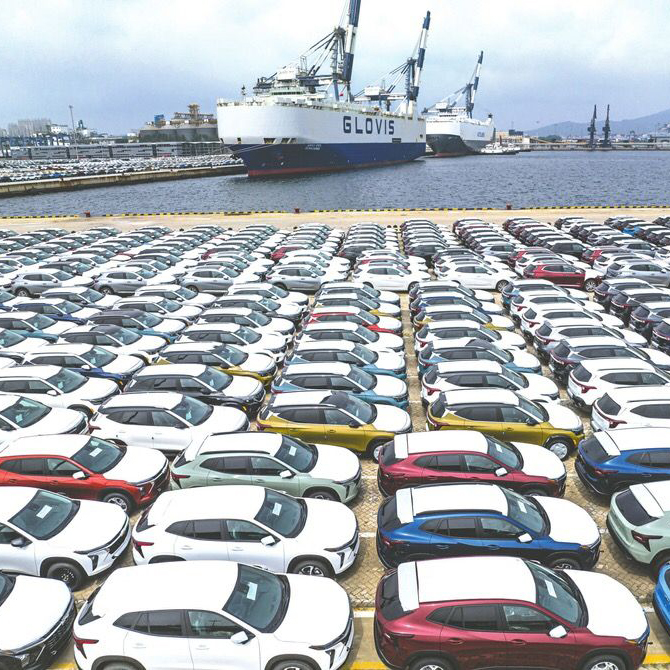 सन् २०१२ मा चीनको अटोमोबाइल निर्यातको विवरण