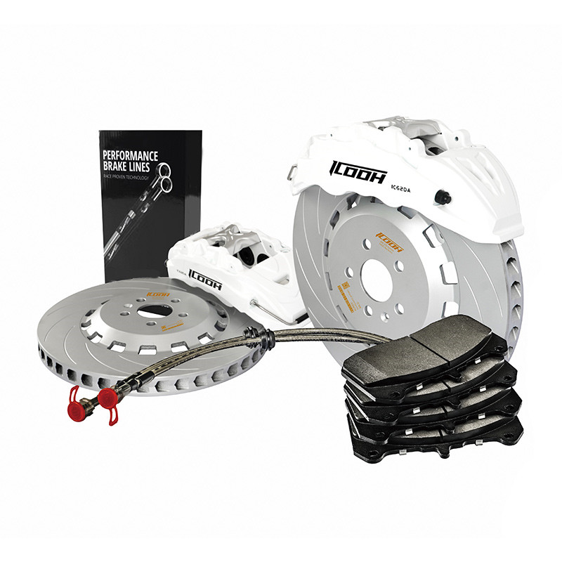 Performance big brake kits ic61 6 pistons auto brake caliper disc bracket for new energy car