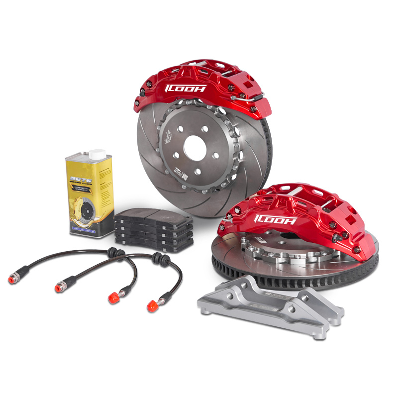 Auto brake accessories 17 18 inch upgrade brake kits 6 piston for volvo s40