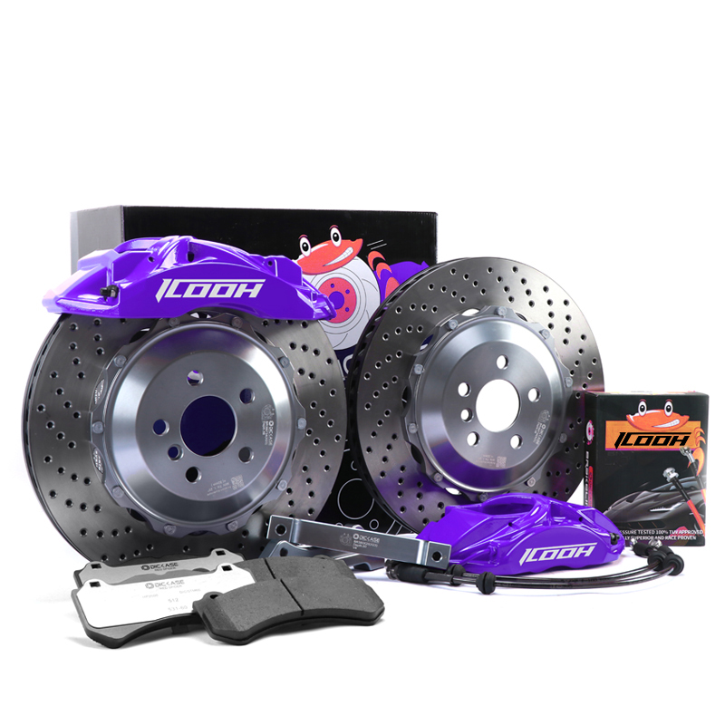 Racing brake systems 18 inch big brake kit 6 pot for toyota prado