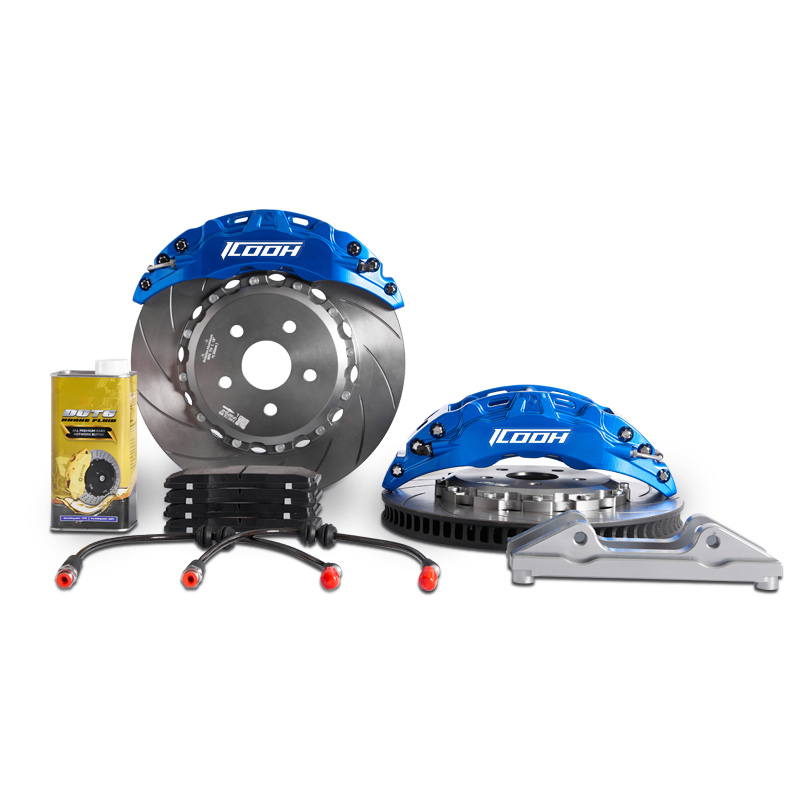 Racing brake systems 18 inch big brake kit 6 pot for volvo s90 s60 c30