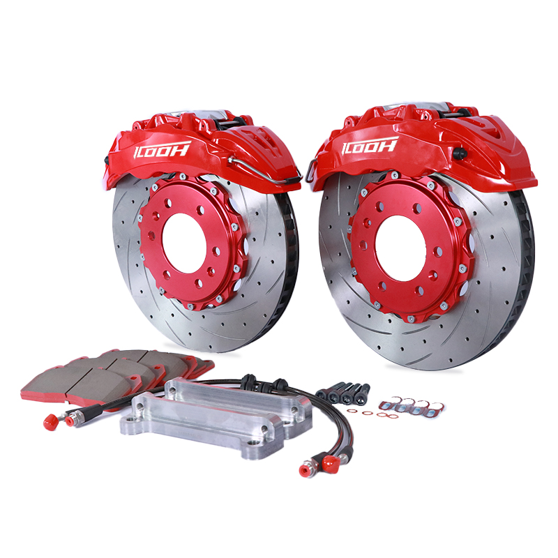 Auto brake systems 6 pistons upgrade brake kits for Porsche taycan