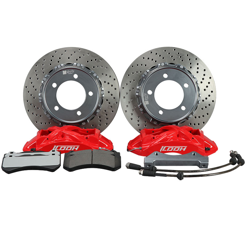 Auto brake accessories 19 inch 6 pistons big brake kits for Audi RS3