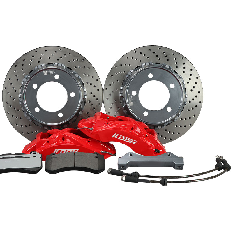 19 inch auto brake systems 6 pot car upgrade kits for Porsche macan