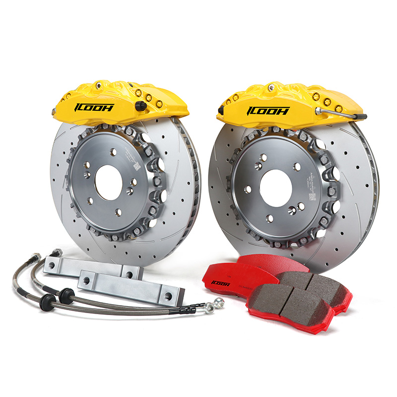 High performance calipers 17 18 inch big brake kits 4 pot for Ford Mustang
