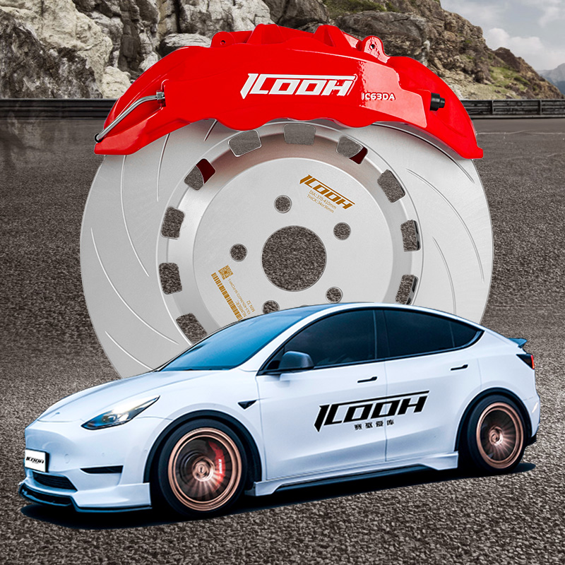High Performance Racing Brake Kit 6 Pistons Big Brake Systems For Tesla Model 3 S Y