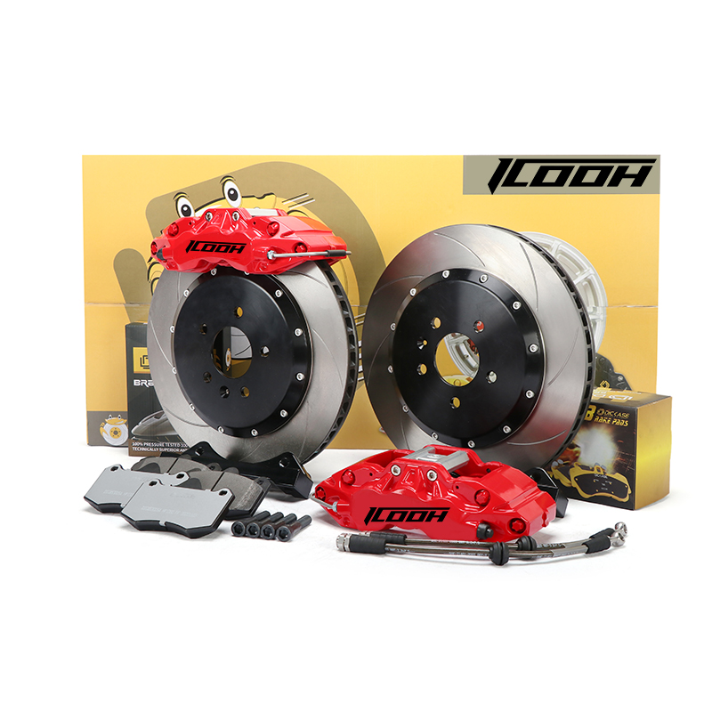 Racing brake disc modification big brake kits 6 pot for Audi TTS