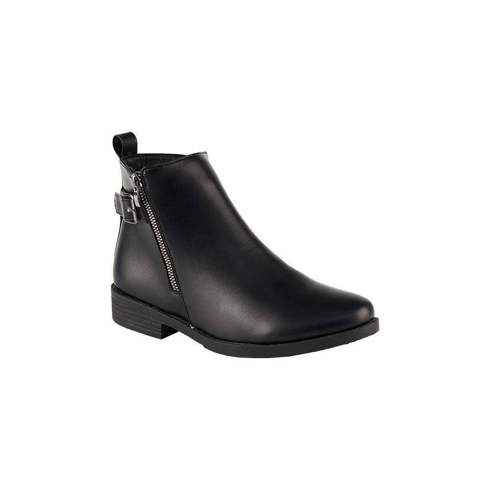 Chelsea Boots with Accent Buckle