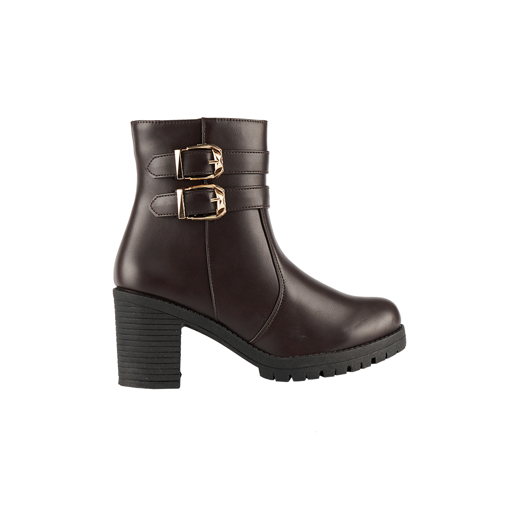 Step Out in Style with Double Buckle Ankle Boot