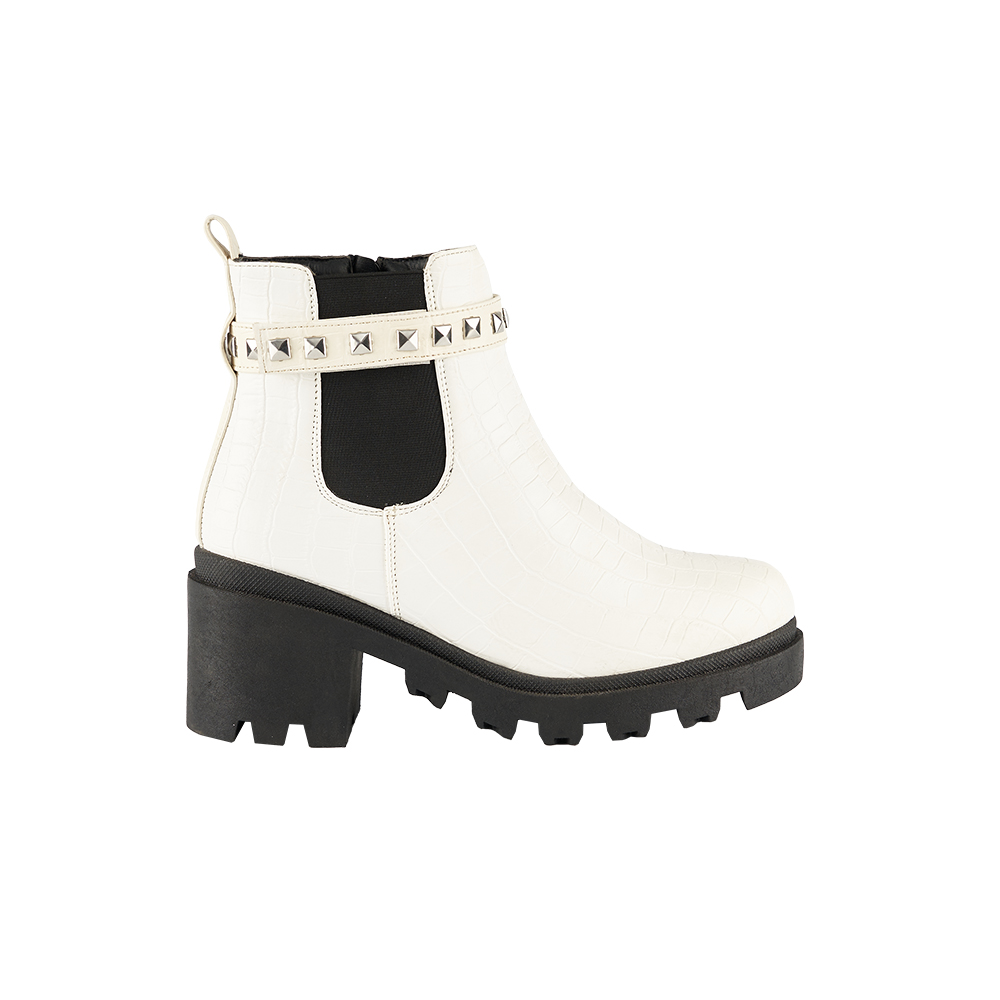Chunky Boot with Rivet Detailing