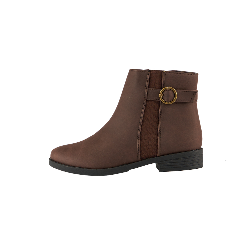 Buckle Zip Up Ankle Boot: Fashion and Function Combined