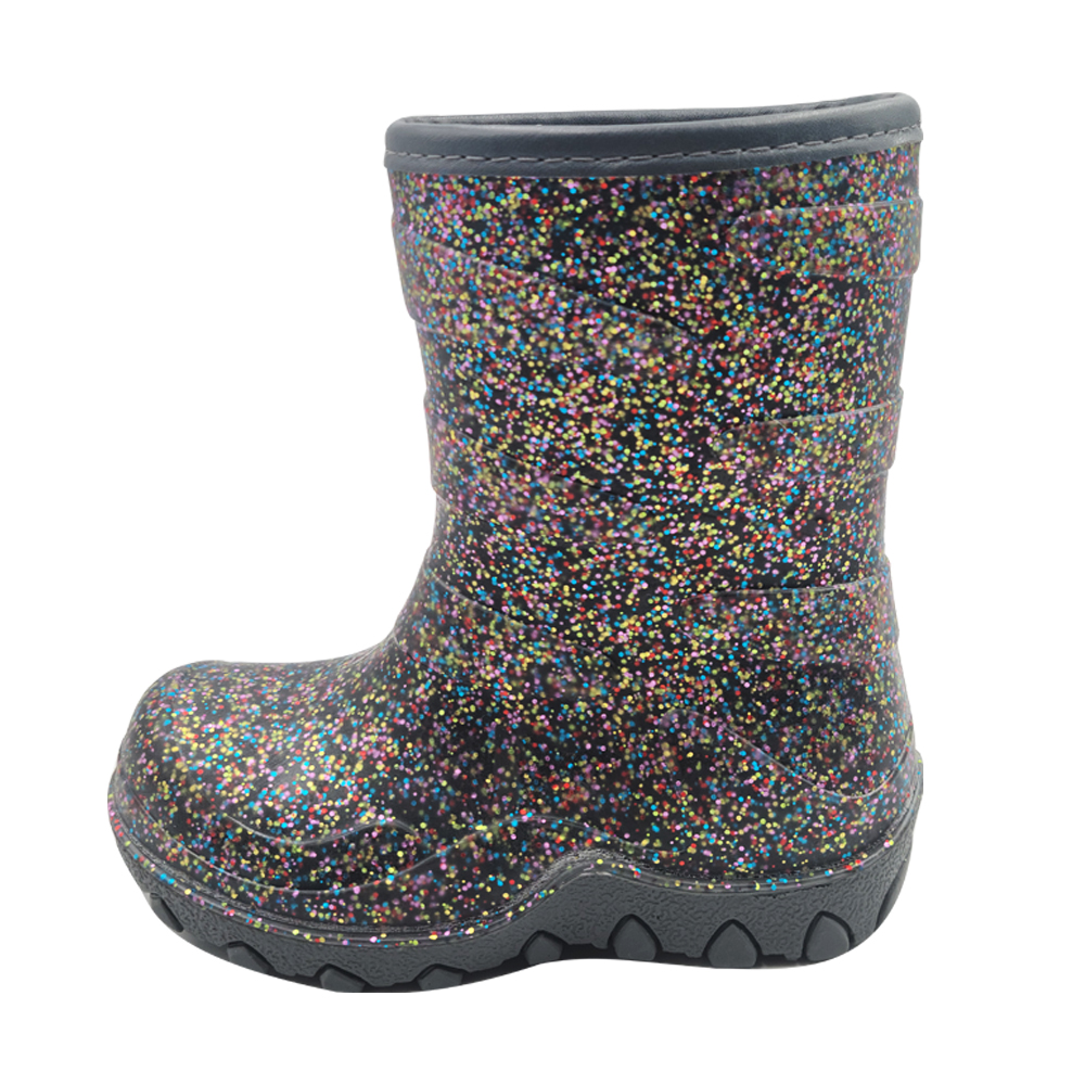 Kids Glitter Rain Boot