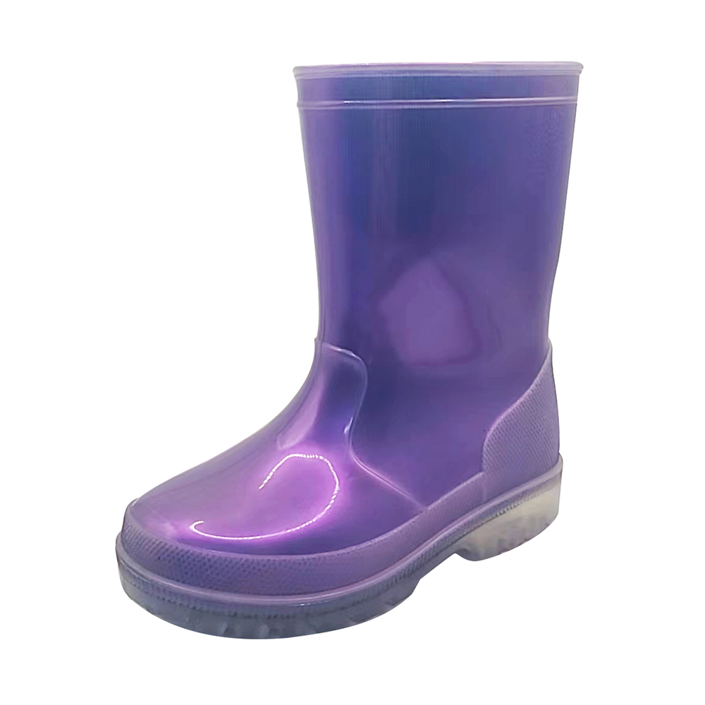 Kids Rain Boot with Pearlescent Color