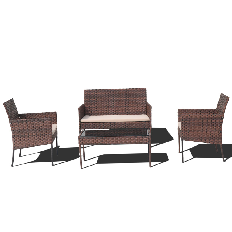 rattan garden table and chairsmah